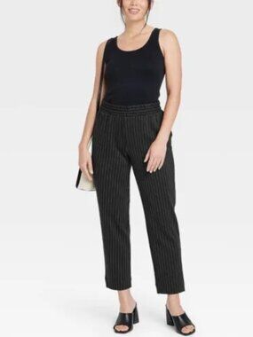 A New Day Women's Black "Office Sweatpants" Elastic Waist Size XS